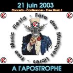 Première fête des musiques libres à l'Apostrophe (Paris)